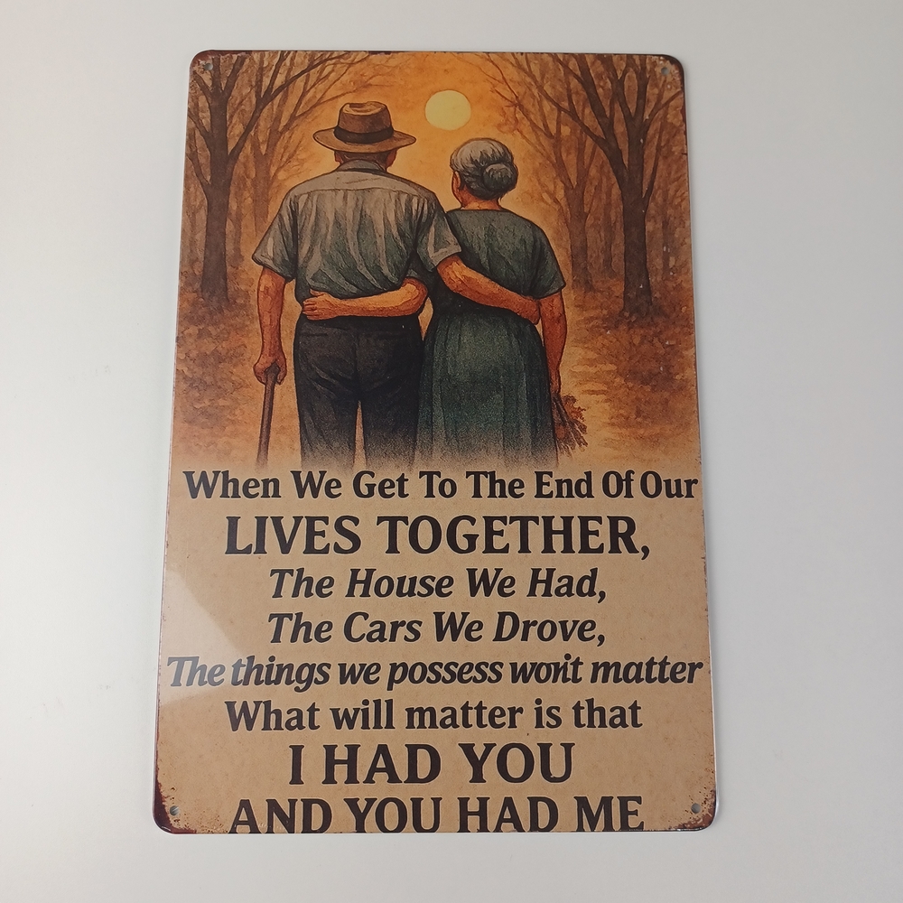 Source Unknown Vintage Couple Wall Art - Brown and Green